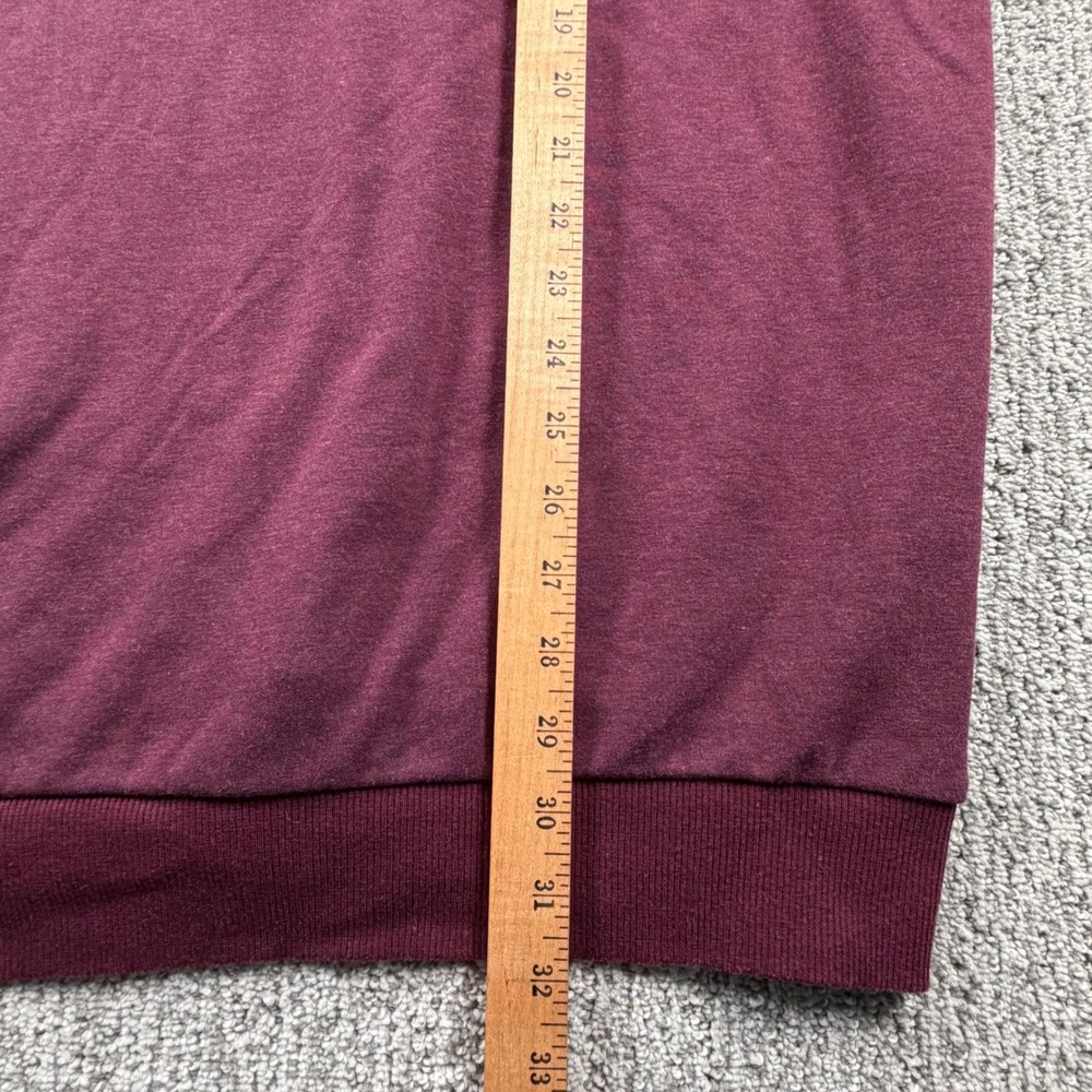 TravisMathew Pullover Men XXXL Burgundy Ritz-Carlton Golf 1/4 Zip Fleece Sweater - Picture 9 of 10